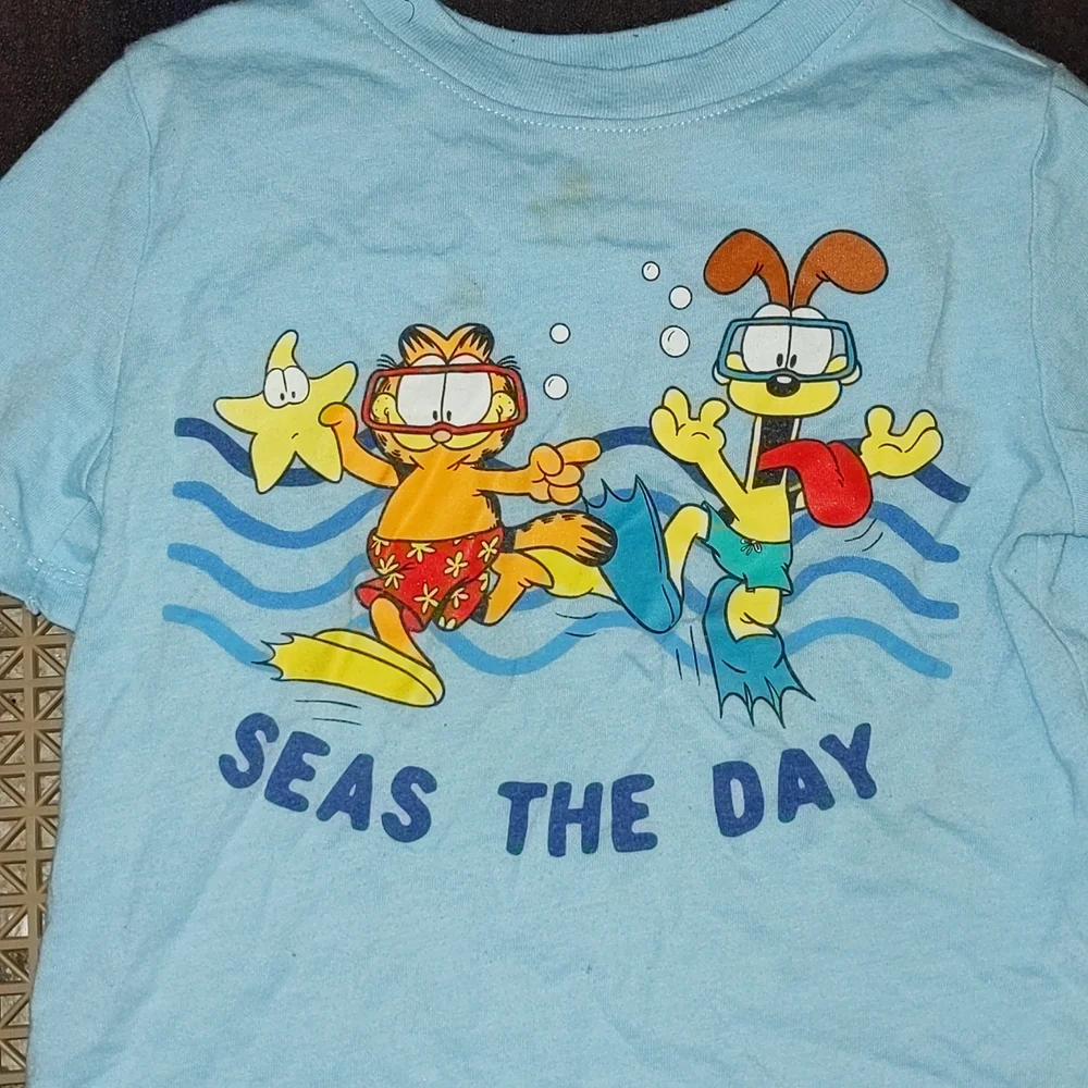 Set of 2 Toddler Garfield Odie T Shirts - Picture 8 of 9